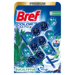 Bref WC тоалетно блокче Color Aktiv Eucalyptus 3х50г