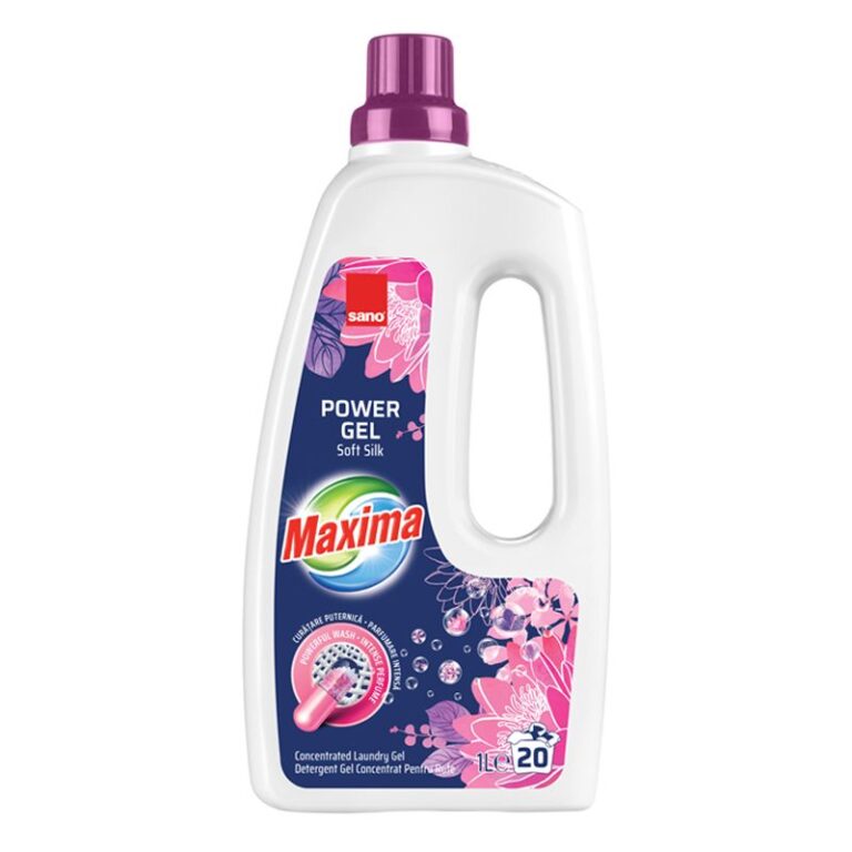 1л гел за пране мека коприна 20 пранета