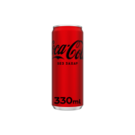 Coca-cola газирана напитка zero кен 24 бр x 330 мл