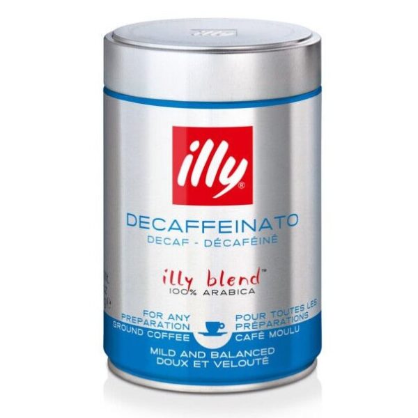 Illy кафе мляно без кофеин 250г