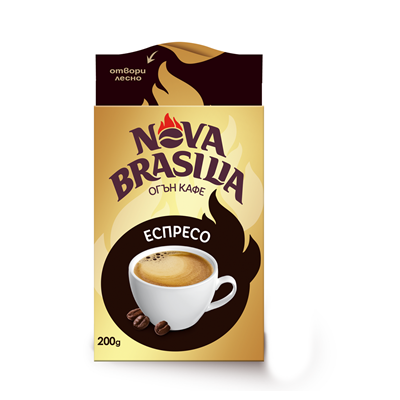 Nova brasilia кафе espresso gold 200г