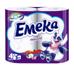 Емека тоалетна хартия paradise 10 пакета x 4 бр