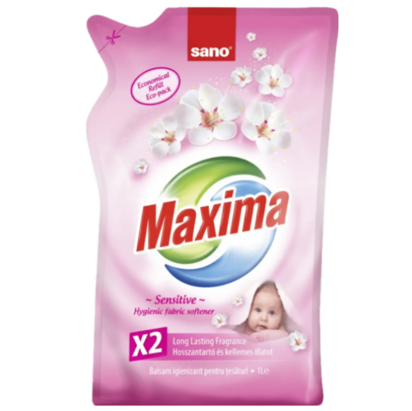 Максима омекотител сензитив 1л плик