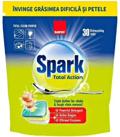 Таблетки за съдомиялна сано spark 30бр